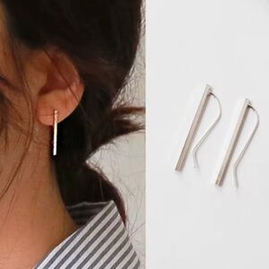 S925 Sterling Silver  Drop Earrings